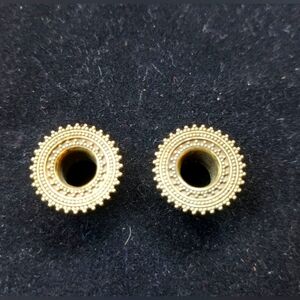 Brass Bali size 0 ear guage